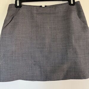 Mini Houndstooth Reformation skirt